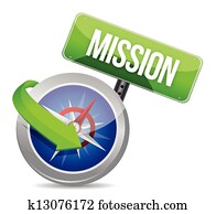 Mission on a compass Mission on a compass