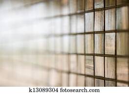 Modern Glass Mosaic Tiles On A Wall / Floor