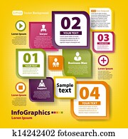 modernes, infographic, schablone, für, mitarbeitergruppe, arbeit modernes, infographic, schablone, für, mitarbeitergruppe, arbeit