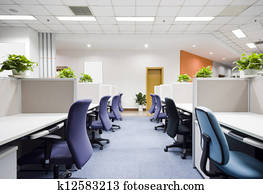 modernos, interior escritório