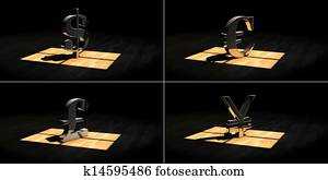 Money symbols Money symbols