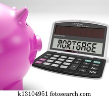 Mortgage Calculator Shows Purchase Of Home Loan