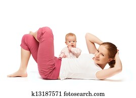 mother and baby gymnastics, yoga exercises mother and baby gymnastics, yoga exercises