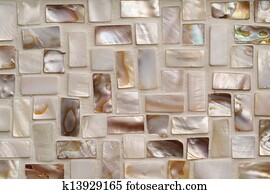 Mother of pearl mosaic tiles