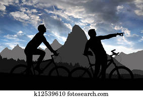 mountain bikers mountain bikers