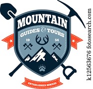 Mountain emblem Mountain emblem
