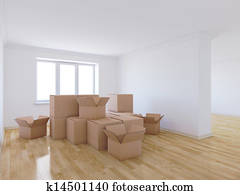 moving boxes in empty room moving boxes in empty room