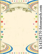 Multicolor fiesta poster. Multicolor fiesta poster.