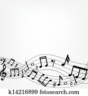 music notes border music notes border