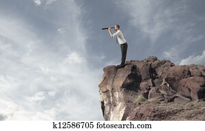 negócio, exploração