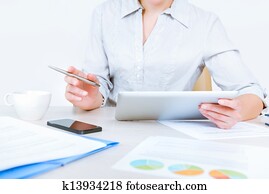 negócio moderno, workflow