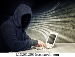 nenhum rosto, hacker