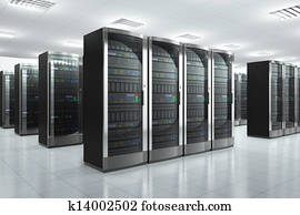 Network servers in datacenter Network servers in datacenter