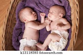 Newborn twins Newborn twins
