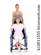 nieta, 3º edad, abuela