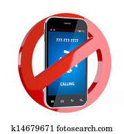 No cell phone sign No cell phone sign