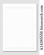 Notebook paper. Notebook paper.