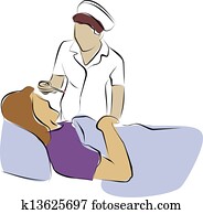 Nurse and patient Nurse and patient