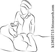 Nurse and patient Nurse and patient