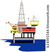 Oil Rig Drilling Platform Oil Rig Drilling Platform