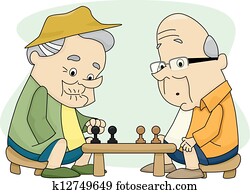 Old Men Playing Chess