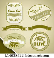 Olive oil vintage labels Olive oil vintage labels