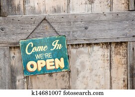 Open sign Open sign