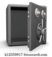 Opened Safe Opened Safe