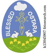 Ostara egg Ostara egg