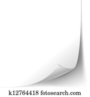 Page Paper Corner Curl