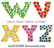 paint alphabet