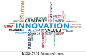 palavra, nuvem, -, inovação