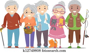 pensionati, stickman