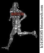person laufen, (nutrition)
