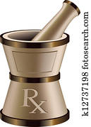 Pharmacy Mortar and Pestle Pharmacy Mortar and Pestle