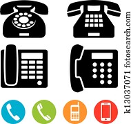 Phone vector icons Phone vector icons