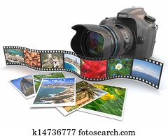 Photography. Slr camera, film and photos. Photography. Slr camera, film and photos.