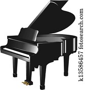piano silhouette piano silhouette