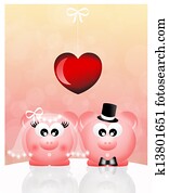 Pigs in love Pigs in love
