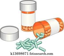 Pill Bottles-Prescription Drug Pill Bottles-Prescription Drug