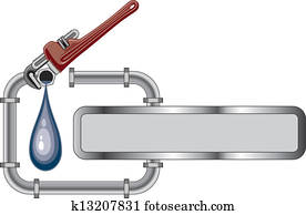 Plumbing Design With Banner Plumbing Design With Banner