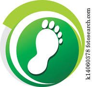 podiatrist green symbol podiatrist green symbol