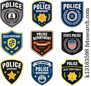 Police patches Police patches