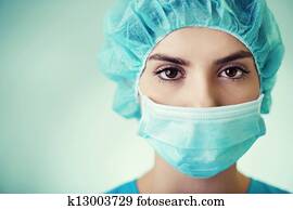 Portrait of young surgeon