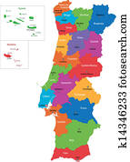 portugal, mapa