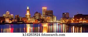 Providence, Rhode Island Skyline