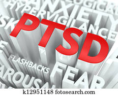 ptsd, concept.