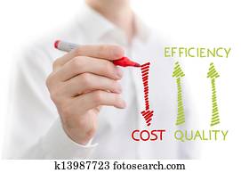 Quality, efficiency and cost