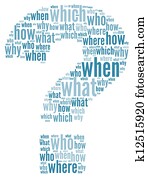 Questioms in question mark Questioms in question mark