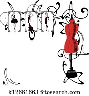 rahmen, mode, design